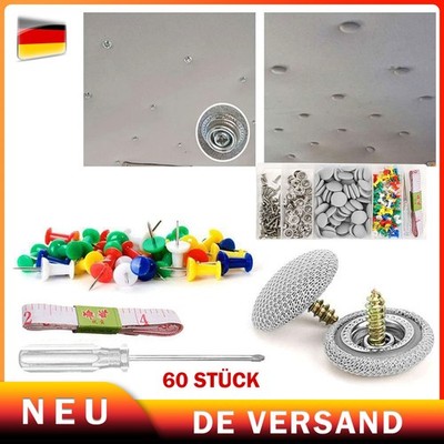 60x / Satz Auto Für Reparatur Dachhimmel Befestigung Dach Schnalle Schnappnieten