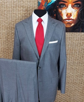 BESPOKE HICKEY FREEMAN Men s 42R Spring/Summer-Weight PURE CASHMERE 2-Piece Suit