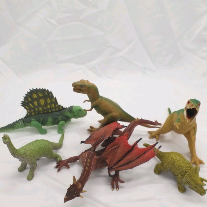 Vtg 1993 Kenner Jurassic Park Dimetrodon JP.01 Toy Lot 1977 Imperial UKRD Dragon