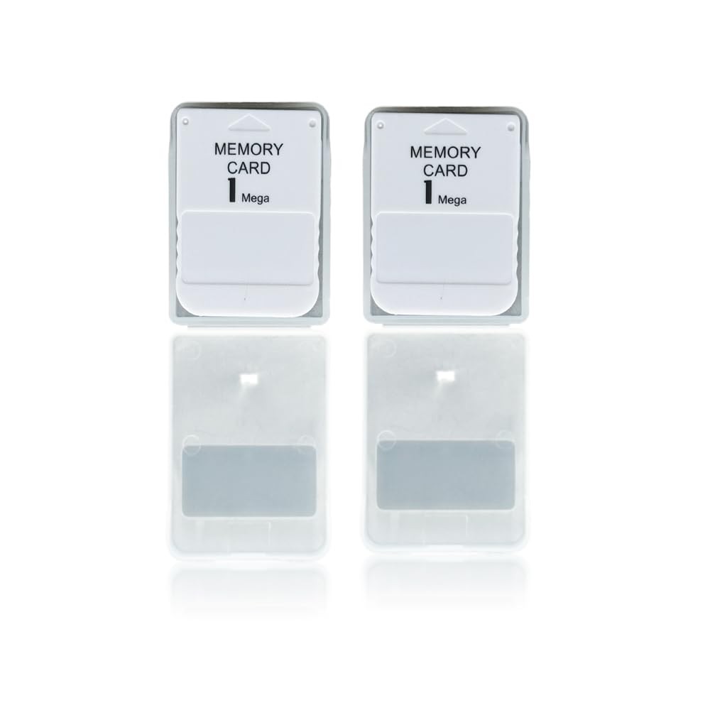 2pcs 1Mb Carte Mémoire pour PS1 Console Carte Mémoire 1 Méga