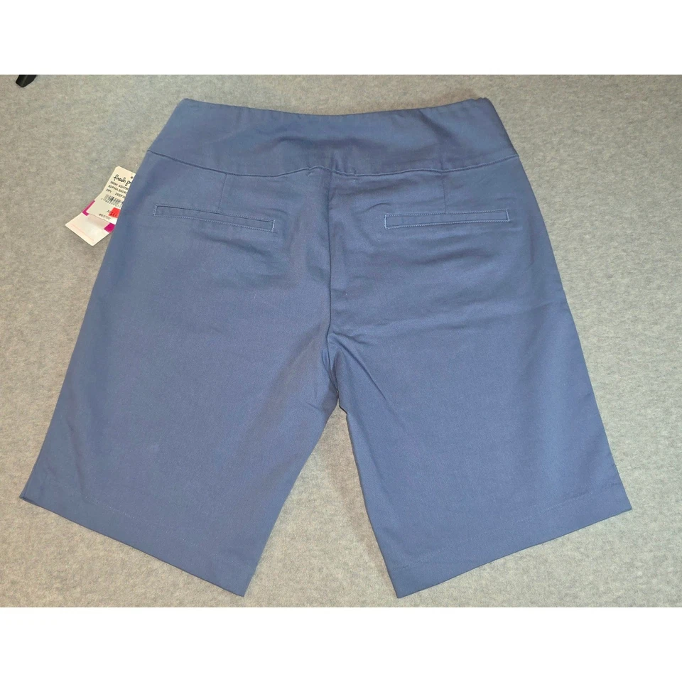 Bermudas para mujer Fresh Produce XS azules elásticas informales Foto 2 de 4
