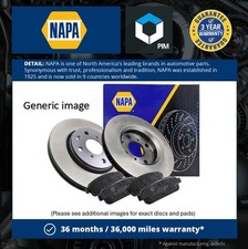 2x Vented Brake Discs and Pads fits CITROEN C5 AIRCROSS 1.5D Front 18 to 21 Set