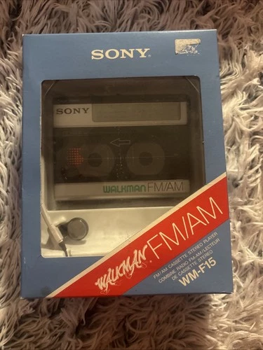 Vintage Sony Walkman WM-F15 FM/AM Stereo Radio Cassette Tape Player