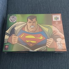 Superman 64 CIB Complete In Box Factory Sealed Nintendo 64