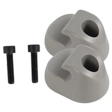 Pair S16-1023-661 Sunvisor Clip Gray For Kenworth Peterbilt Interior