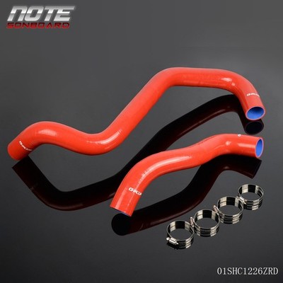 Fit For Ford Super Duty Powerstroke Diesel 7.3L Red Silicone Radiator Hose Kit