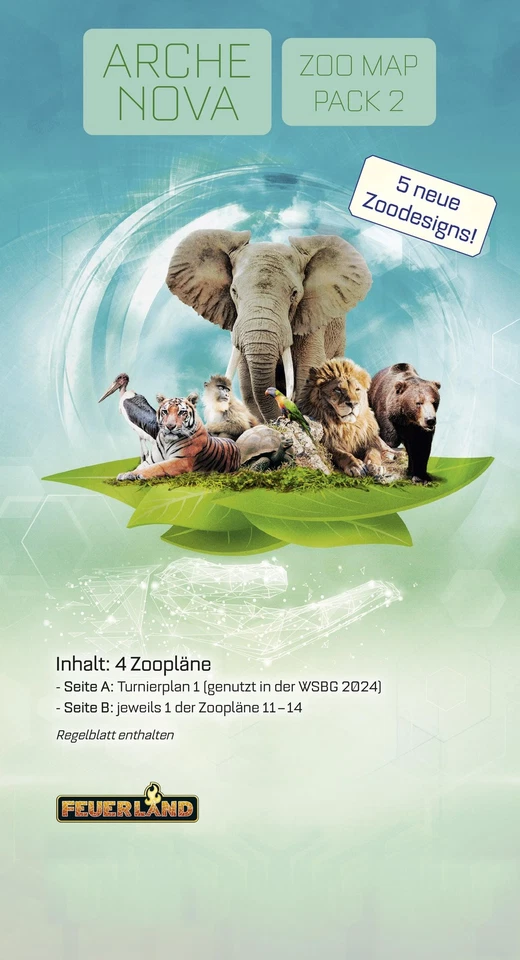FEUERLAND Arche Nova: Zoo Map Pack 2 DE