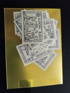 Timbre Andorre Lot De 10 Paires Europa Yt 378 Et 379 Cote €
