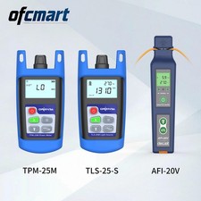 Orientek FTTH Fiber Optic Tester TPM-25 OPM & TLS-25-S Light Source & AFI-20V
