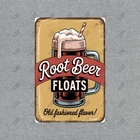 Vintage Root Beer Float Metal Sign Retro Soda Shop Decor Americana #591031