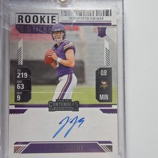2024 Panini Contenders J.J. McCarthy Vikings Rookie Autograph #101
