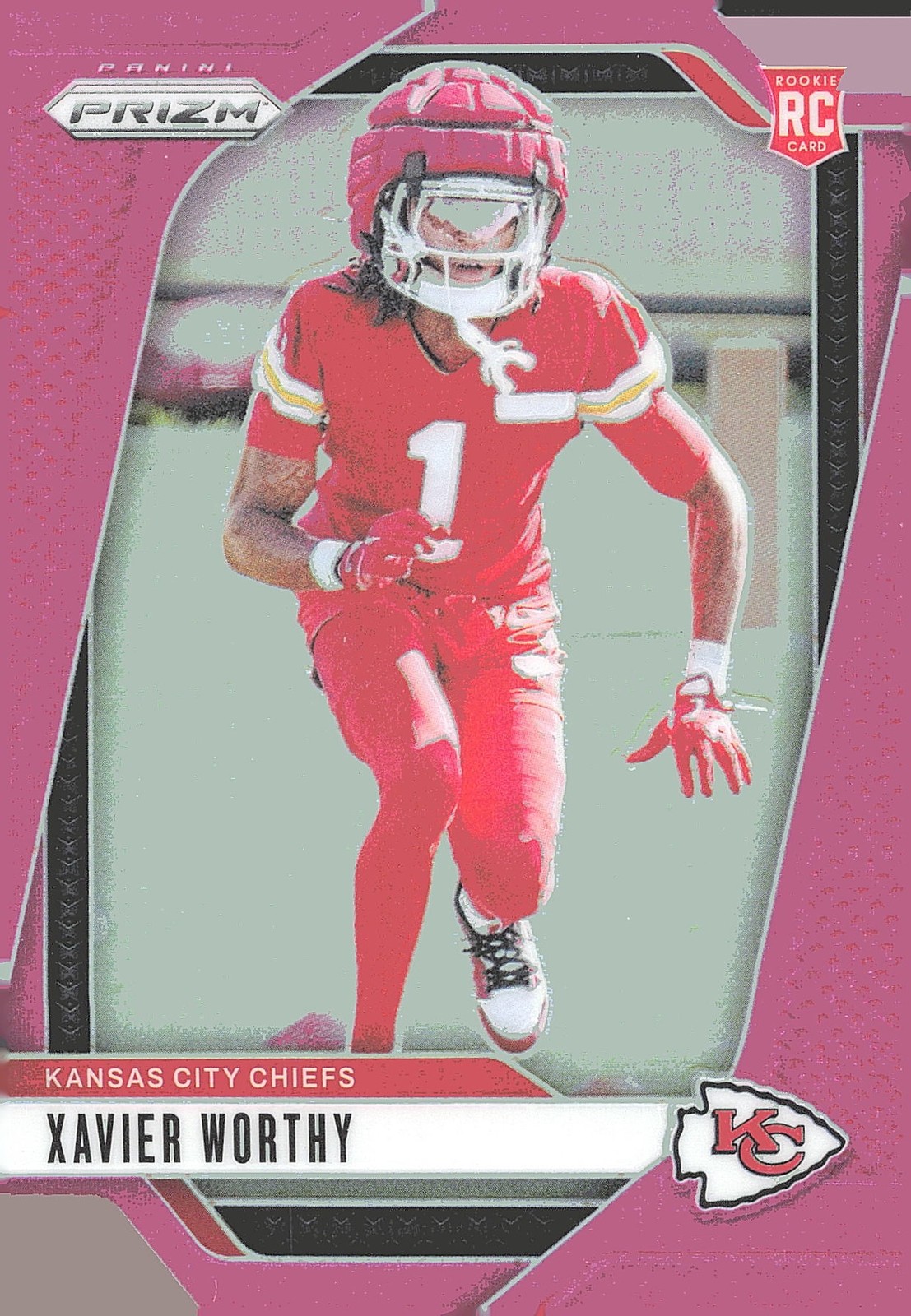 2024 Panini Prizm #399 Xavier Worthy Pink