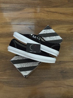 Vans Vault UA OG Authentic LX Black True White UK 12 | Fast Shipping   