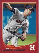 2013 Topps Update Jarred Cosart (Astros) Target Red Border Card No. US211 RC
