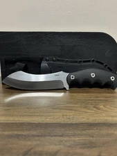 CRKT KOMMER CATCHALL Sheepsfoot Blade, Rubberized GRN Handles,Thermoplast Sheath