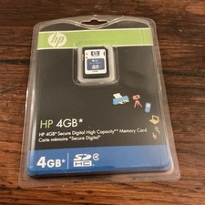 HP 4GB Class 4 SDHC Flash Memory Card L1878A#...