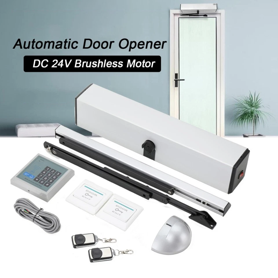 Electric Residential Swing Automatic Door Opener Closer Operator 50W 100V-240V - Image 2 of 4