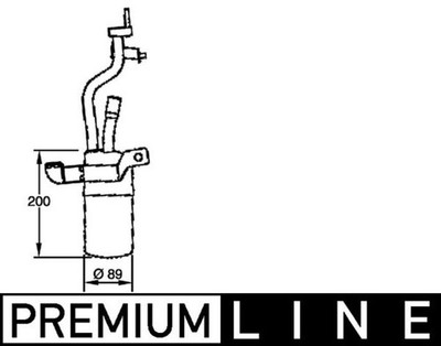 MAHLE Trockner Klimaanlage PREMIUM LINE AD 279 000P für MAX FOCUS FORD 2 Turnier