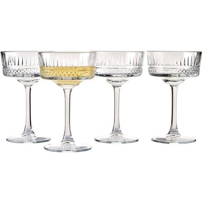 Luxurious Elysia Vintage Coupe Glasses - Perfect for Parties and Celebrations