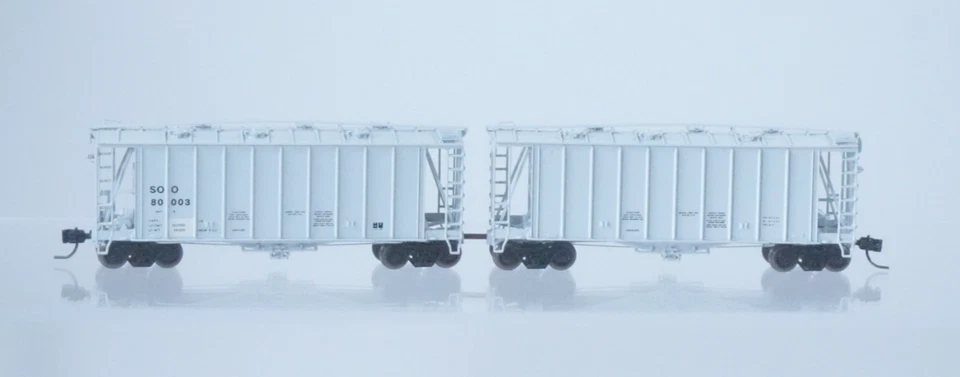 NOS Athearn SOO LINE 80003 N Scale 2-Unit Drawbar Hopper Car - 23060 - Image 4 of 4