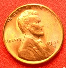 1946-S Lincoln Wheat Cent Penny GEM RED BU From an Original Bank Roll
