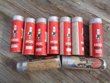 7 NGK C10HA & 2 C12H Racing Spark Plugs AHRMA...