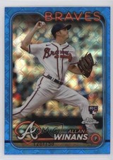 2024 Topps Chrome Logofractor Edition Blue Refractor /150 Allan Winans #249 j8i