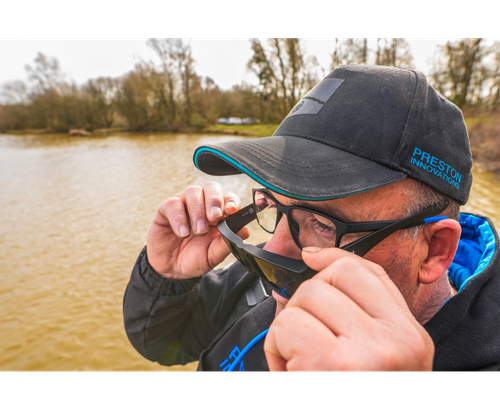 Lunettes de soleil Preston Inception Overfit fumée / pêche grossière lunettes polarisées - Photo 1/5
