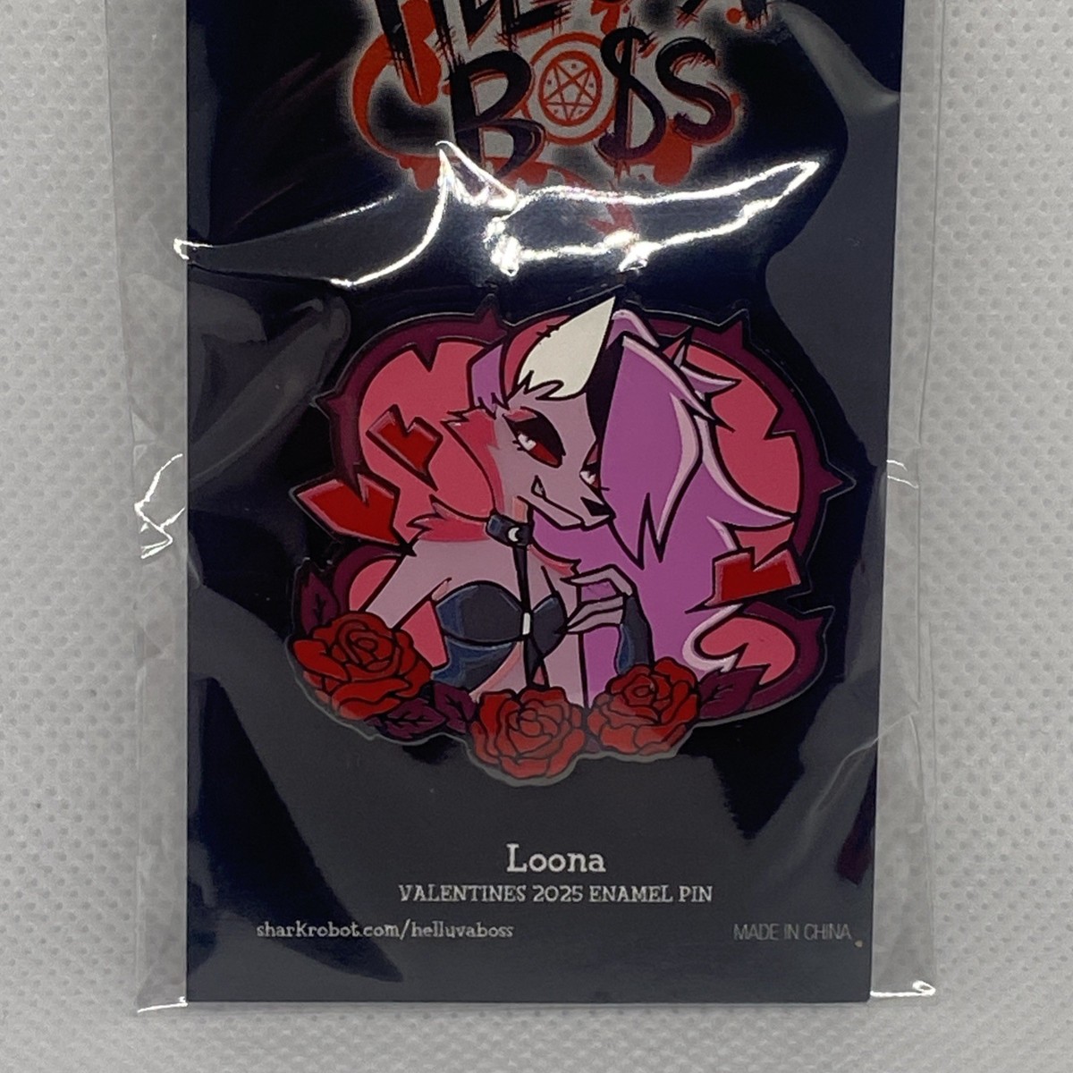 Helluva Boss Loona限定版ジャンボエナメルピン Helluva Boss Pin-Up Loona Limited Edition Enamel Pin