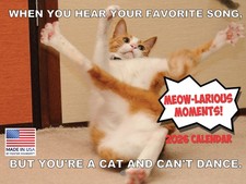 Funny Cat Calendar 2026 Cats Monthly Wall Calender 12 Month 12x18