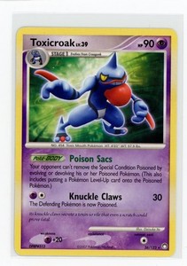 Pokemon Mysterious Treasures #36/123 Toxicroak