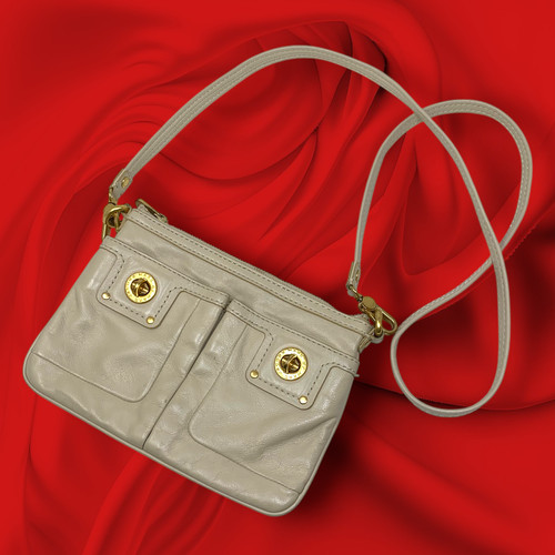 Vintage Y2K Marc by Marc Jacobs Percy Totally Turnlock Tan Leather Crossbody Bag, $79.49 - Photo 2