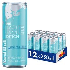 RedBull Winter Edition Iced Vanilla Berry Energy Drink 12 x 250ml Cans
