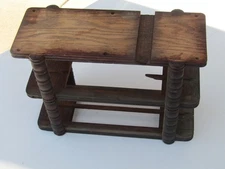 A 6 Antique Treadle Sewing Machine Drawer HOLDER LEFT SIDE Wheeler Wilson 1890