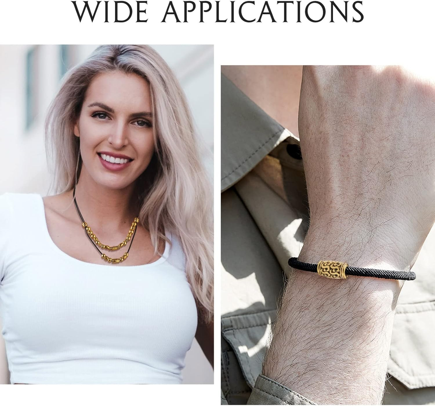 300Pcs Antique Golden Tibetan Alloy Spacer Beads 30 Styles Assorted Polygon Colu