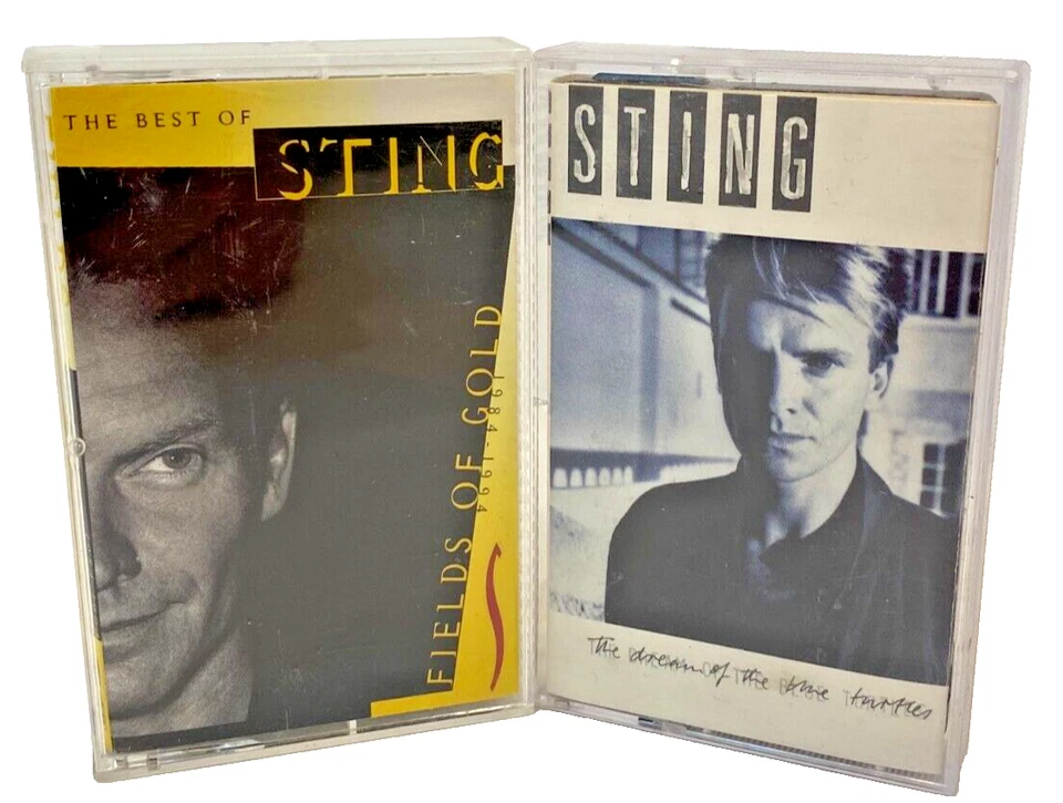 Sting Music cassettes lot of 2: Best of Sting, The Dream of the blue Turtles - Image 2 of 3
