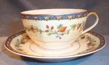 Haviland Limoges CHATEAUDUN Porcelain COFFEE TEA CUP & SAUCER Set Mug Plate Dish