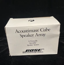 Brand New Bose Lifestyle Acoustimass Double Cube System Speaker RARE VINTAGE