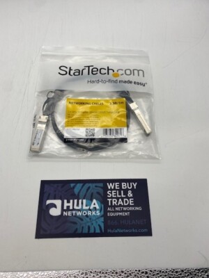 StarTech SFPCMM1M 1m SFP+ 10-Gigabit Ethernet (10GbE) Twinax Cable NEW