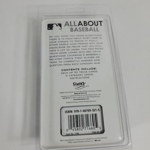 New York Yankees Trivia Game 250 Questions All About Baseball Fundex 2009 New - Picture 8 of 9