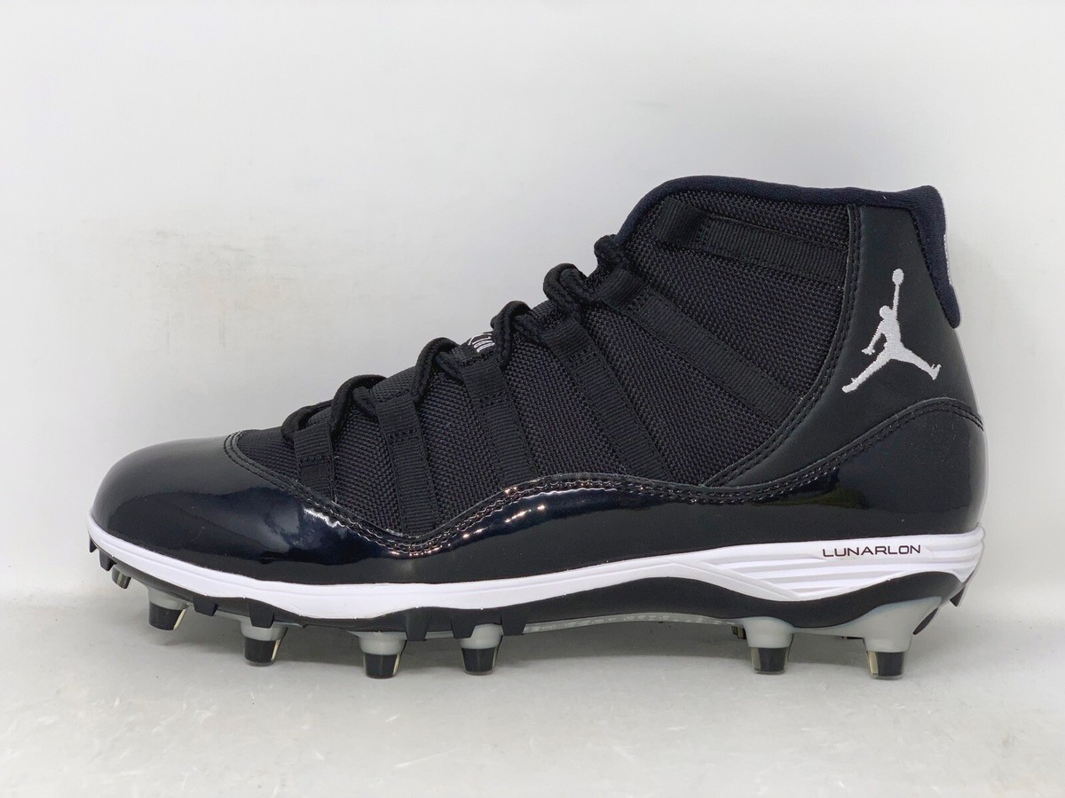 all black jordan 11 cleats