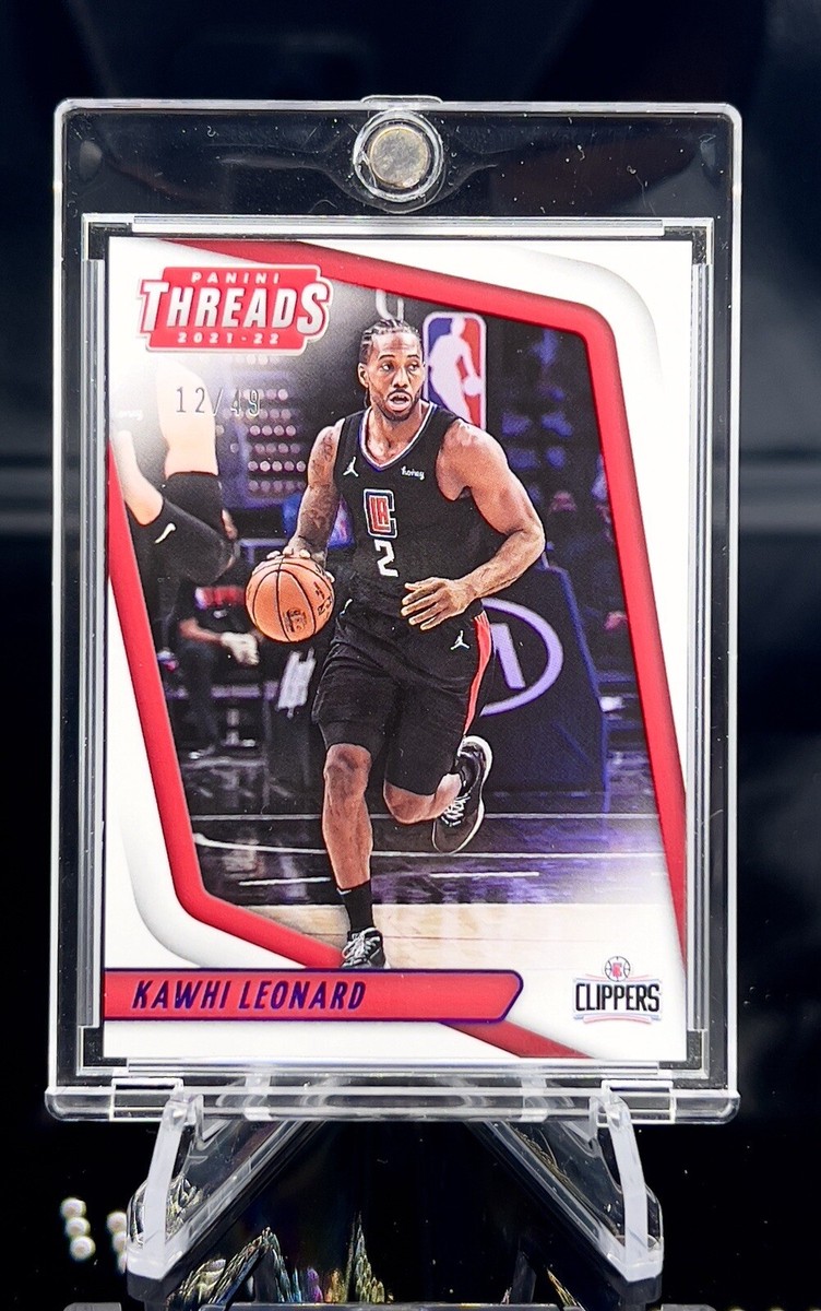 21-22 Panini Chronicles Kawhi Leonard Blue Threads #80 Card #d 12