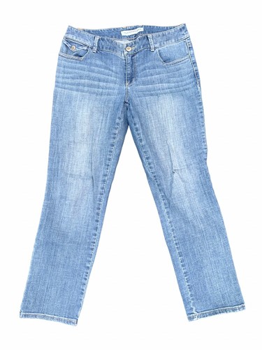 Jean Femme Chico's Platinum Denim - Taille 0 Regular - Jambe Droite - Très Bon État