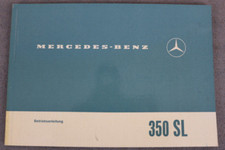 Mercedes Benz SL 350 "R 107" Betriebsanleitung - Bedienungsanleitung / Handbuch