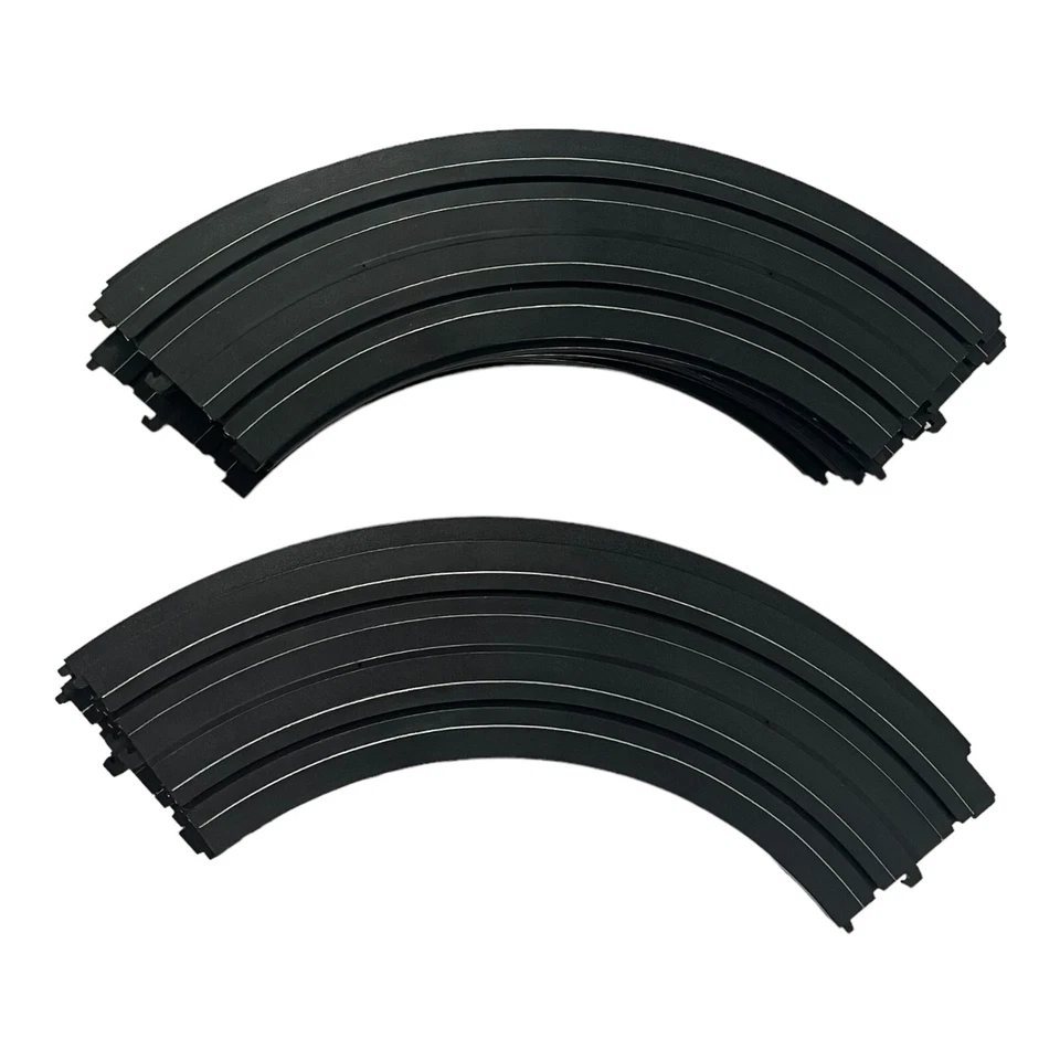 (16) Pista de carreras eléctrica a escala Ho curvada de radio de 9 pulgadas realista Foto 4 de 4