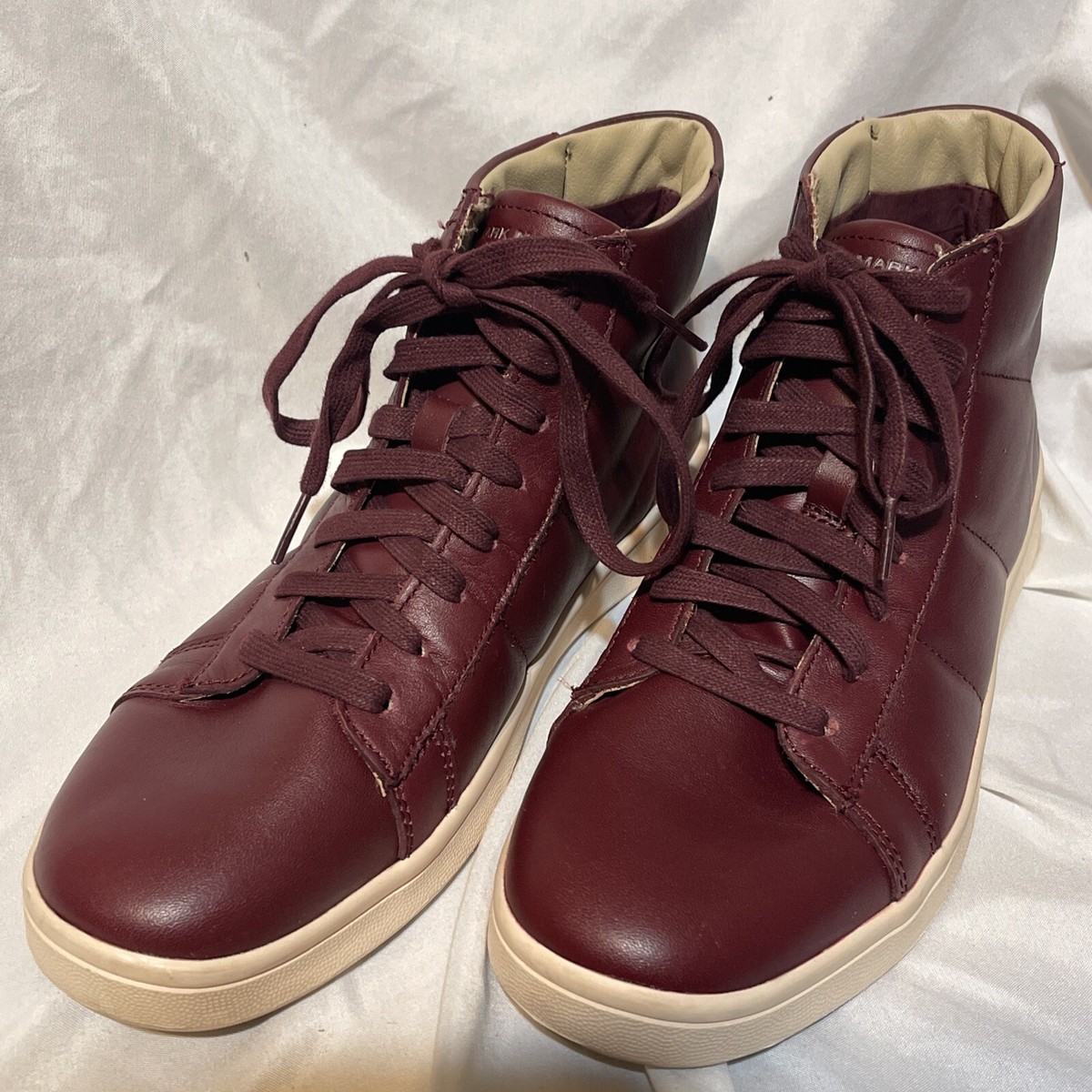 Magnanni Burgundy High Top Shoes MARK NASON Mens High Top BURGUNDY