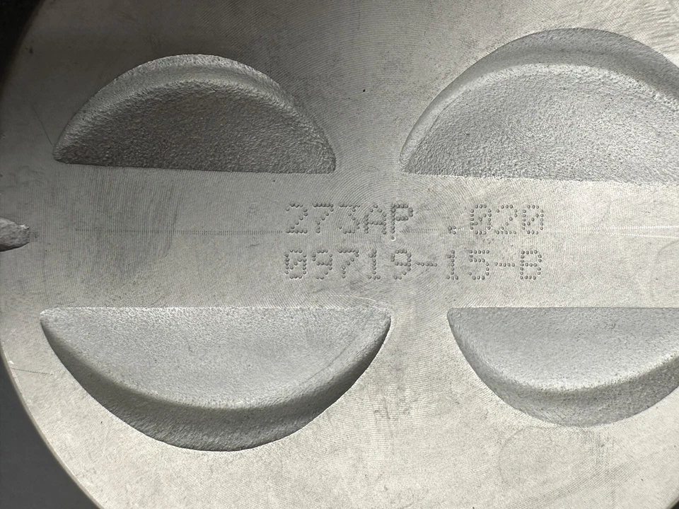 Pistón fundido Ford 289 potencia sellada 273AP .02 sobre nuevo Foto 3 de 4