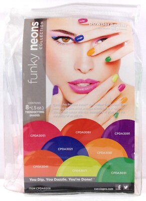 Cuccio Nail Dipping Powder Collection - All 8 Colors x 0.5oz