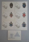 VATICAN 50TH ANNIVERSARY OF THE CONSTITUTION SET OF 6 POSTCARDS 150 LIT