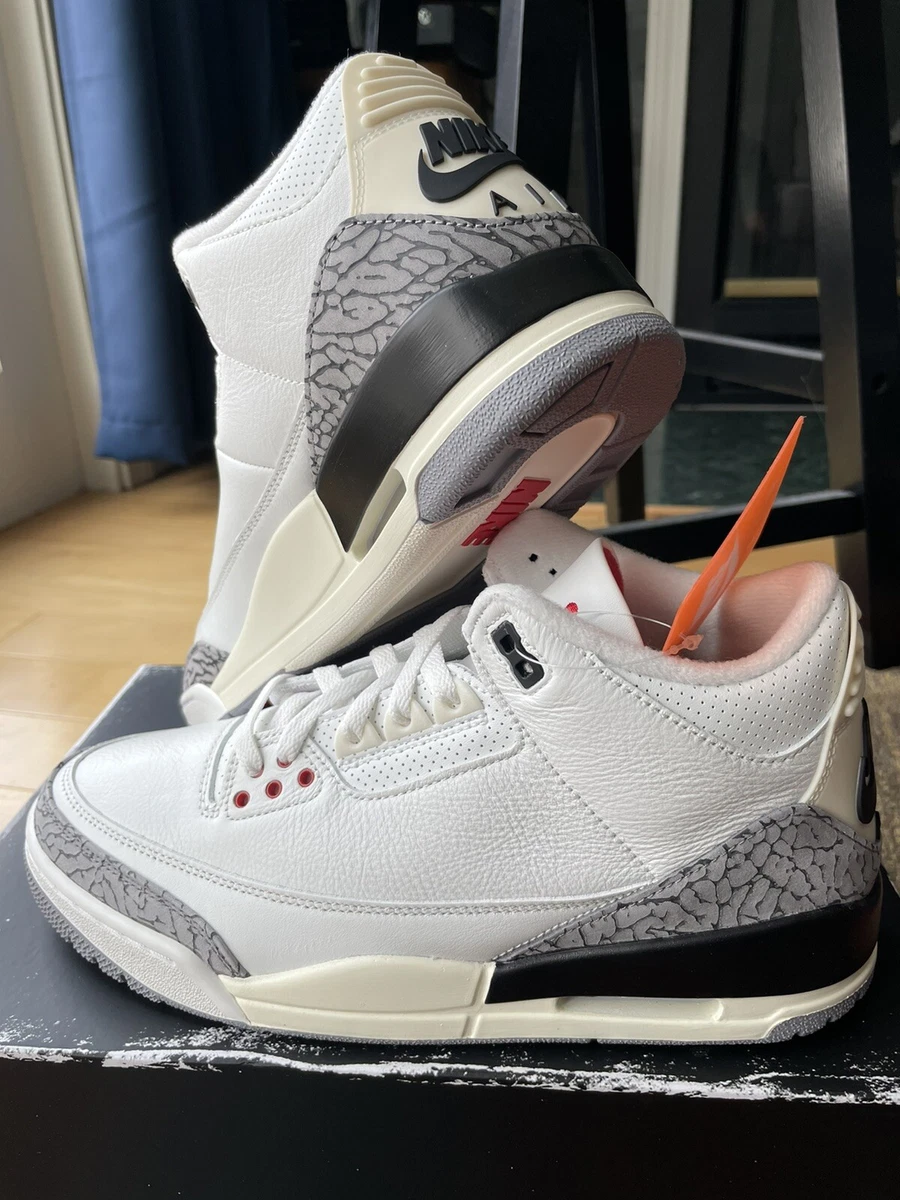 Nike Air Jordan 3 Retro White Cement Reimagined Size 9 DN IN HAND